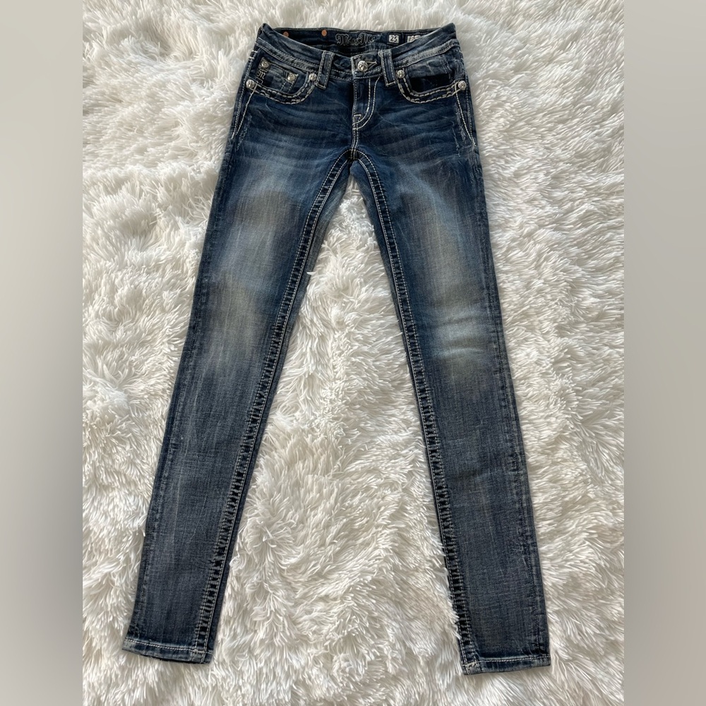 Miss Me Dark Wash Skinny Jeans
